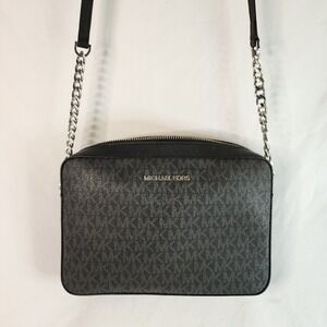 Michael Kors Jet Set Travel Large East/West Crossbody, Black